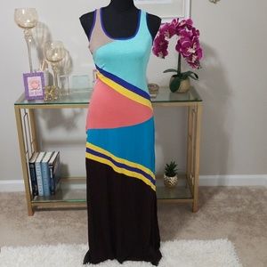Multicolor Maxi Dress NWOT